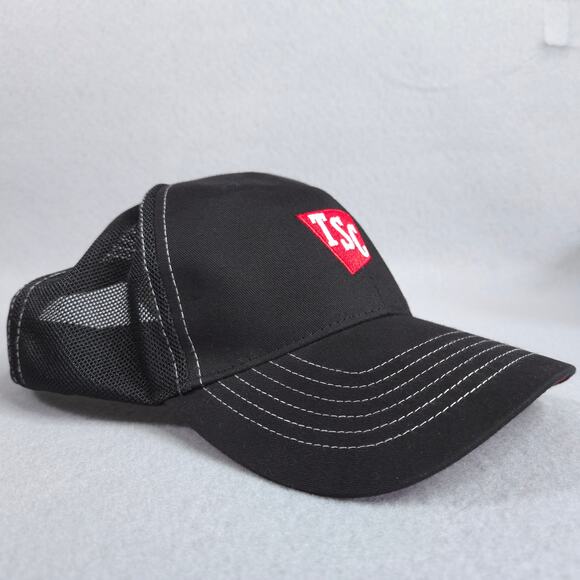 TSC Tractor Supply Co Stronger Together Strapback Hat Mesh Black Cap - Picture 3 of 8